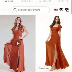 Azazie Women's Paprika Maxi Dress